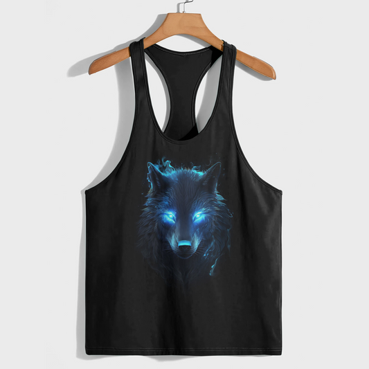 Savage Wolf Racerback Tank Top- AA08827