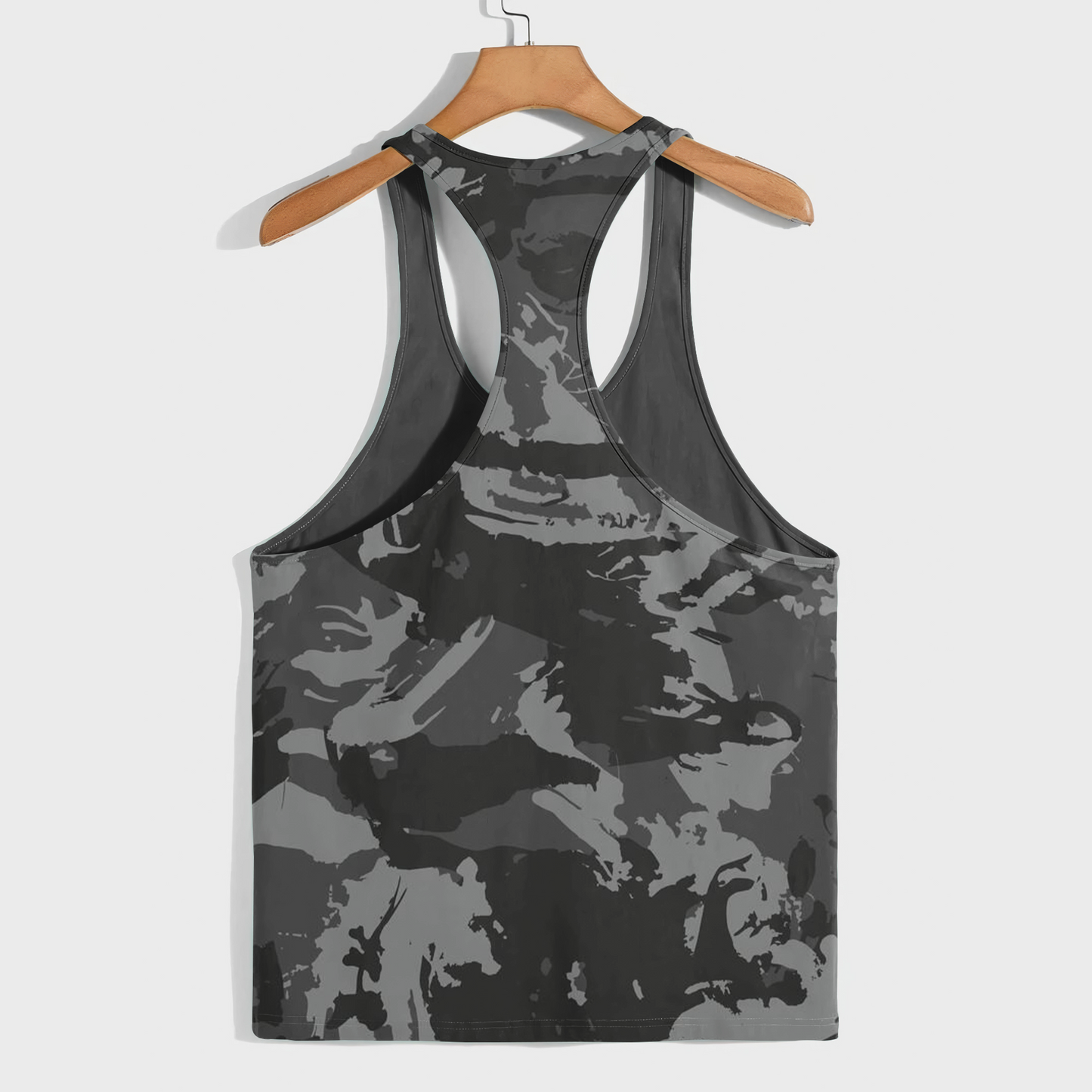 Camo Racerback Tank Top – Tactical Strength for Bodybuilders- AA08850