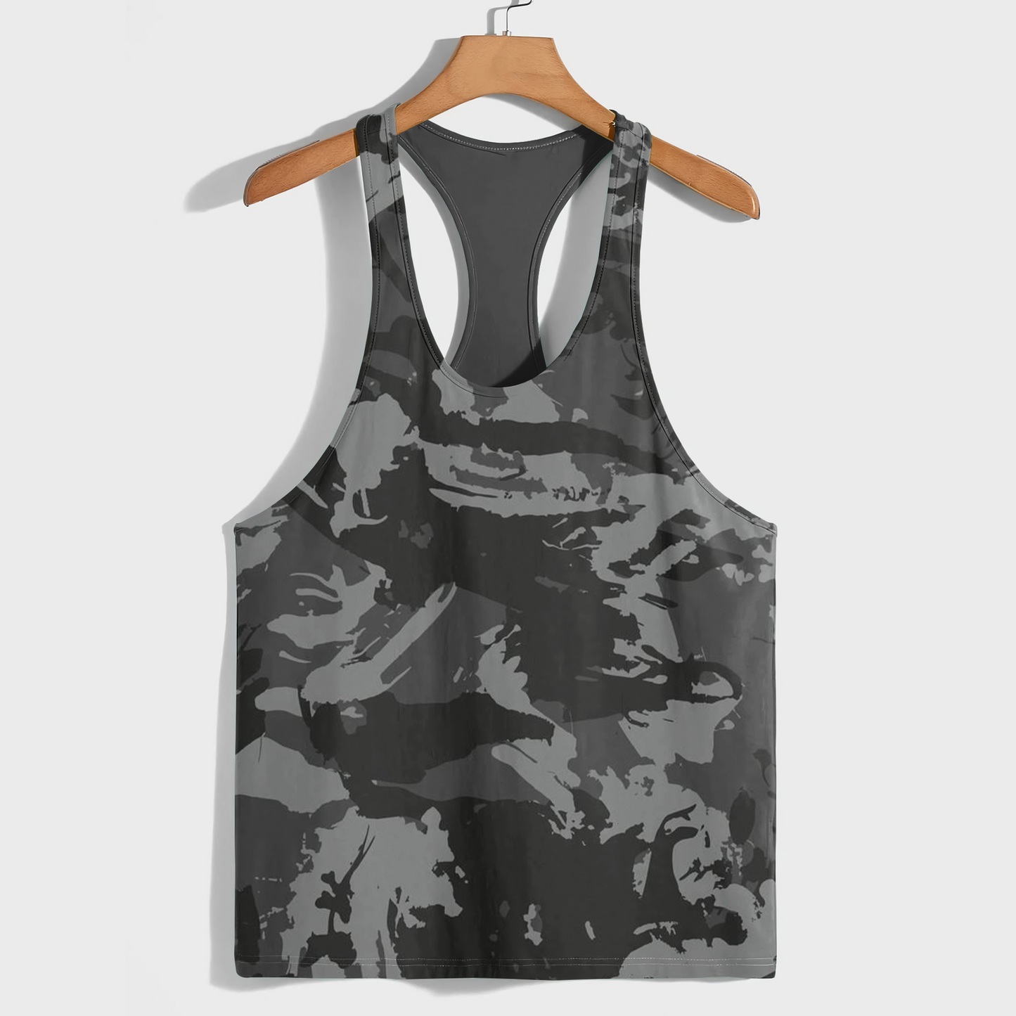 Camo Racerback Tank Top – Tactical Strength for Bodybuilders- AA08850