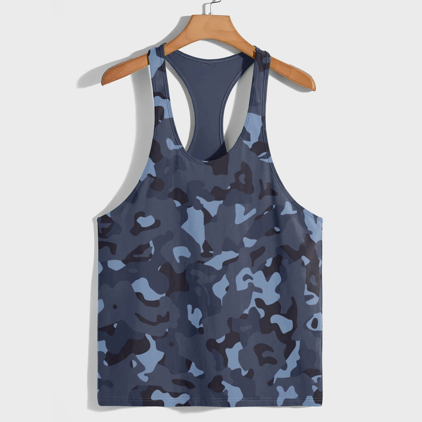 Camo Racerback Tank Top – Tactical Strength for Bodybuilders- AA08860