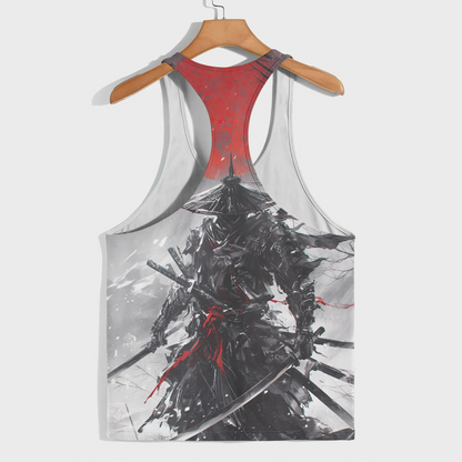 Samurai 3D Racerback Tank Top- AA08919