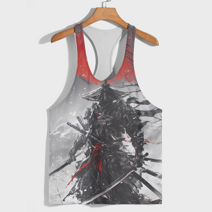 Samurai 3D Racerback Tank Top- AA08919