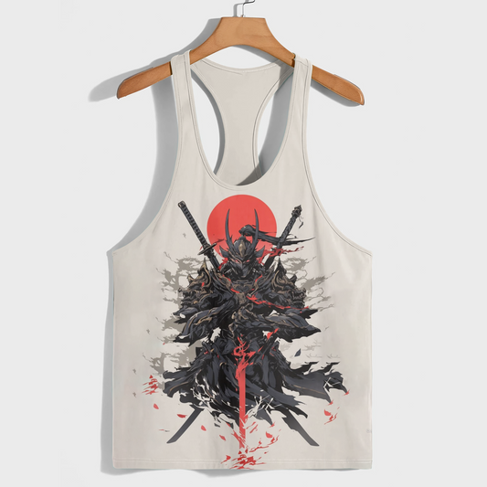 Samurai 3D Racerback Tank Top- AA08922