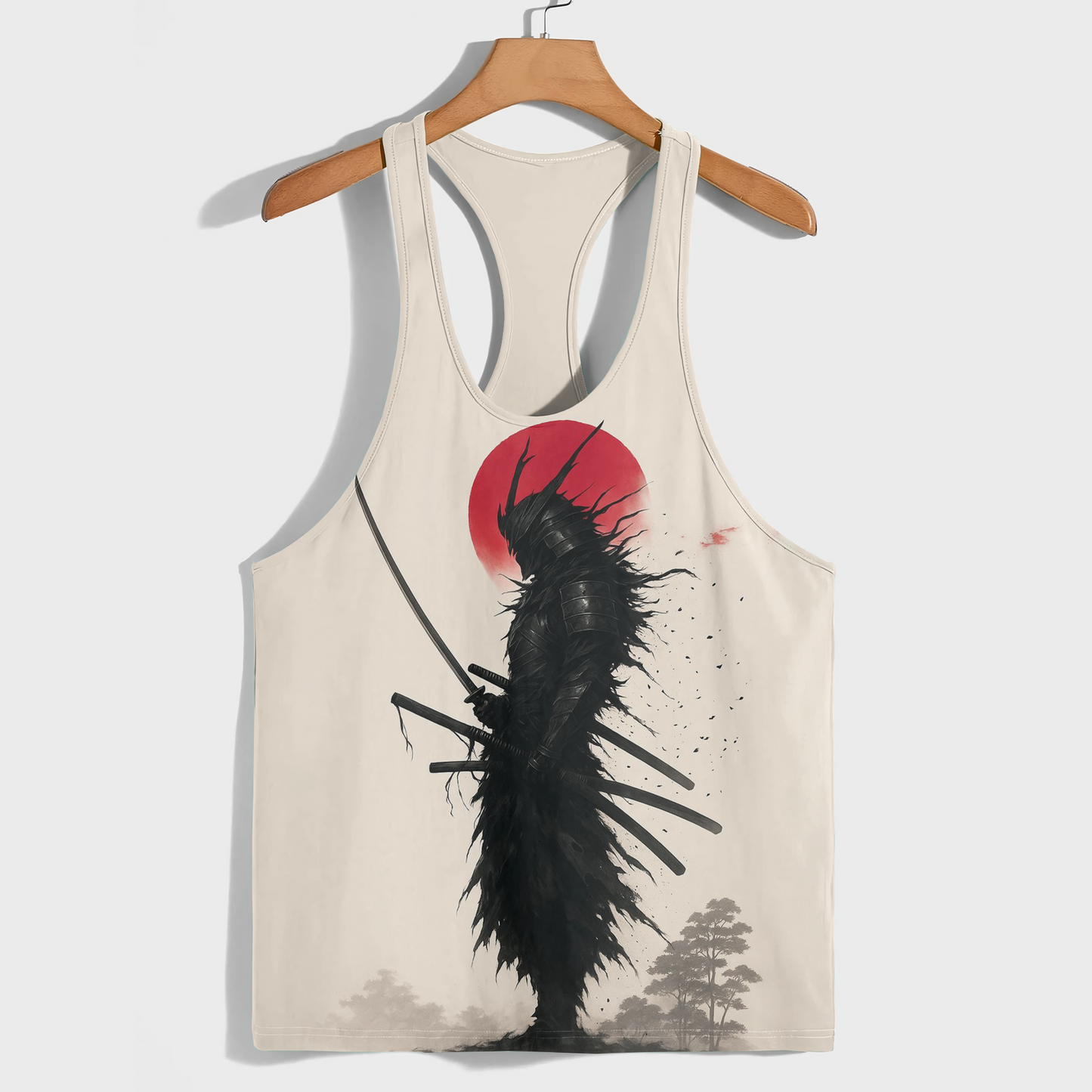 Samurai 3D Racerback Tank Top- AA08924