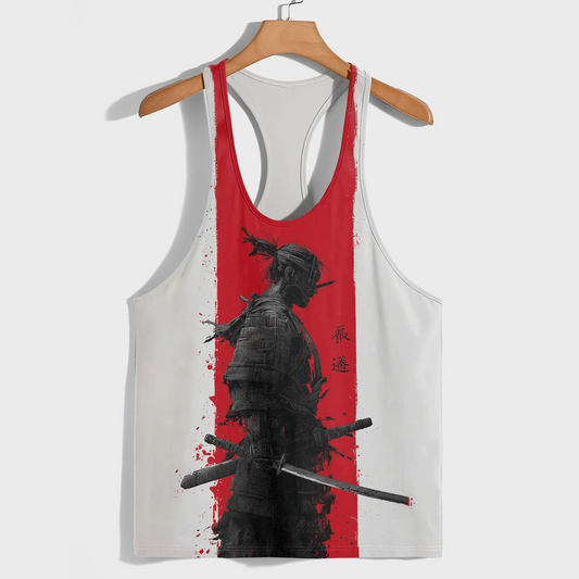 Samurai 3D Racerback Tank Top- AA08931