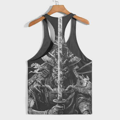 Samurai 3D Racerback Tank Top- AA08937