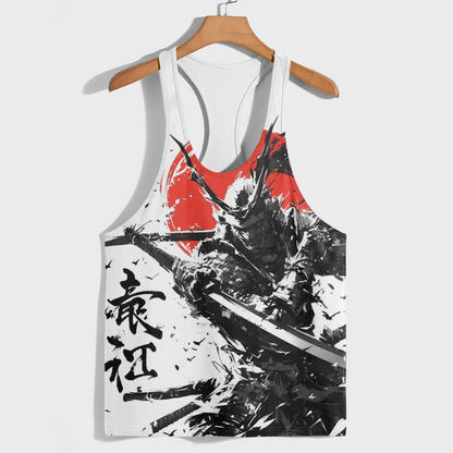 Samurai 3D Racerback Tank Top- AA08939