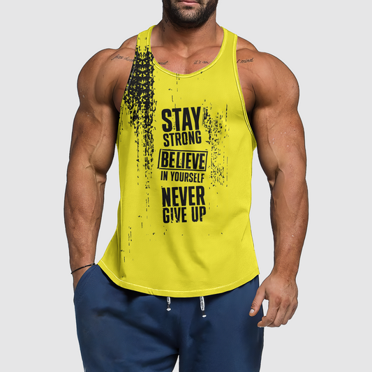 Ultimate Gym Tank Top for Men: Stay Cool and Comfy During Intense Workouts- AA08976