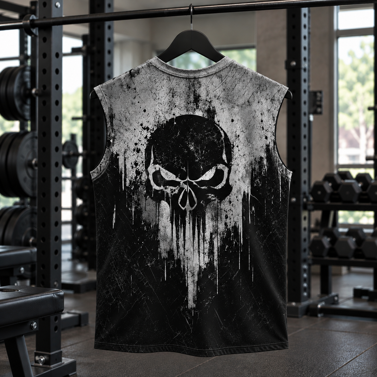 Dread Skull Cut-Off Tank- TT03321