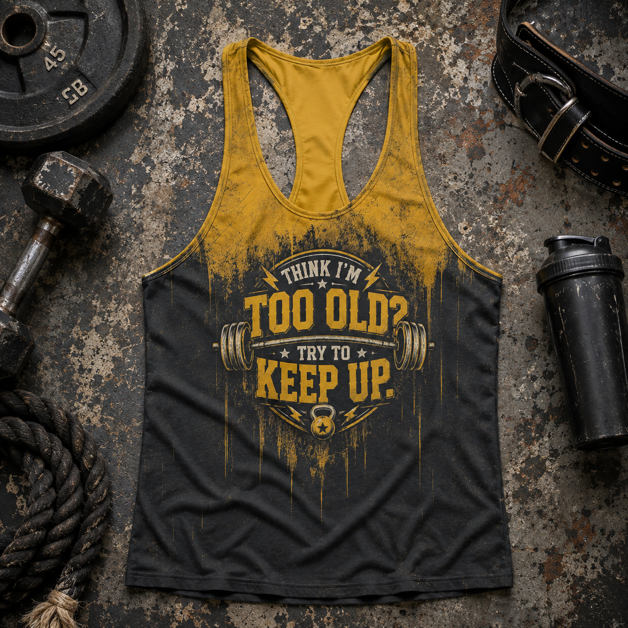 Bodybuilding Racerback Tank Top- TT03278