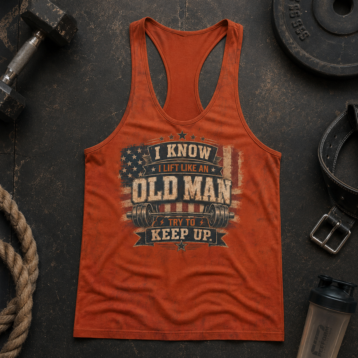 Bodybuilding Racerback Tank Top- TT03274