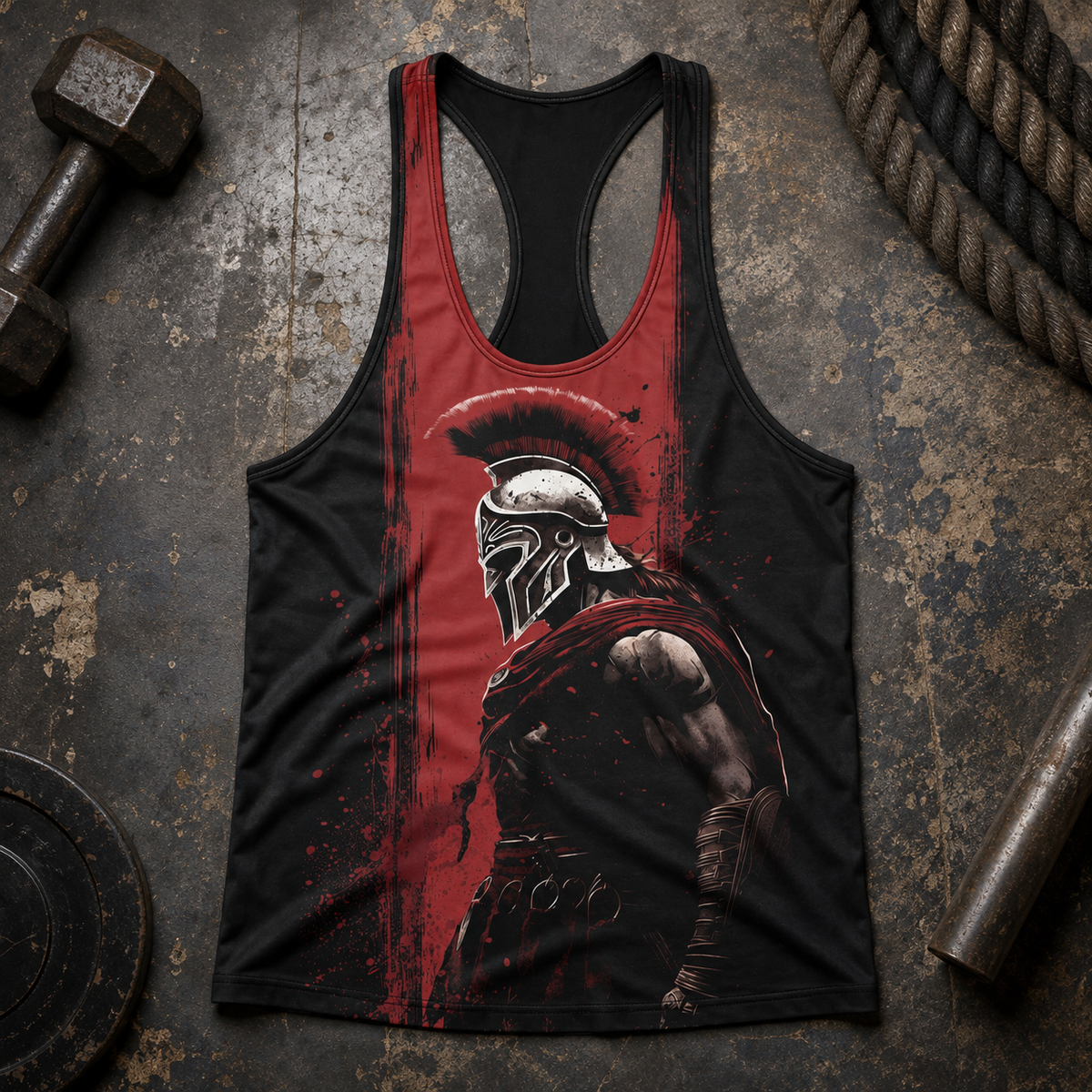 Warrior Spirit 3D Racerback Tank Top- AA08754