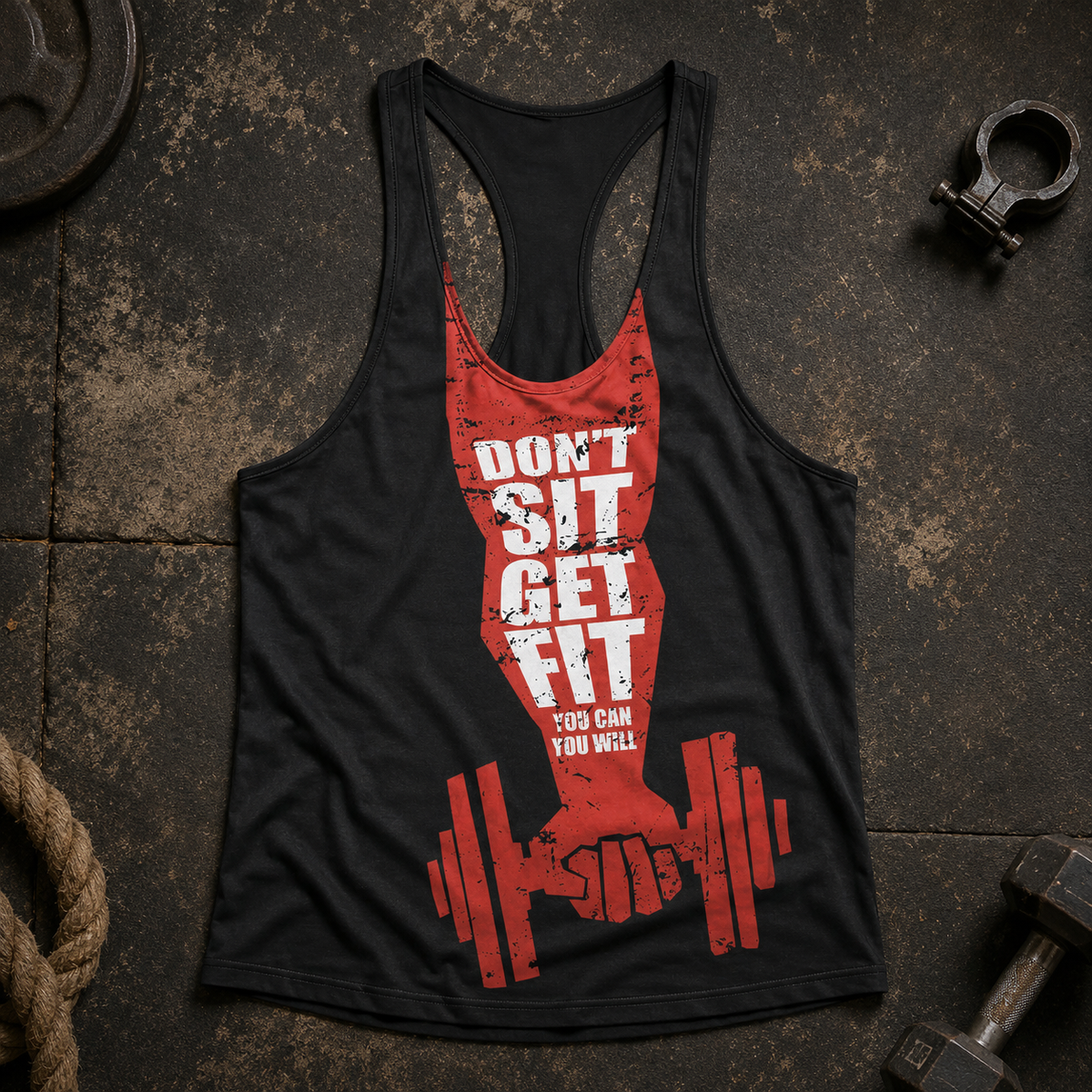 Customizable Bodybuilding Racerback Tank Top- TT01223