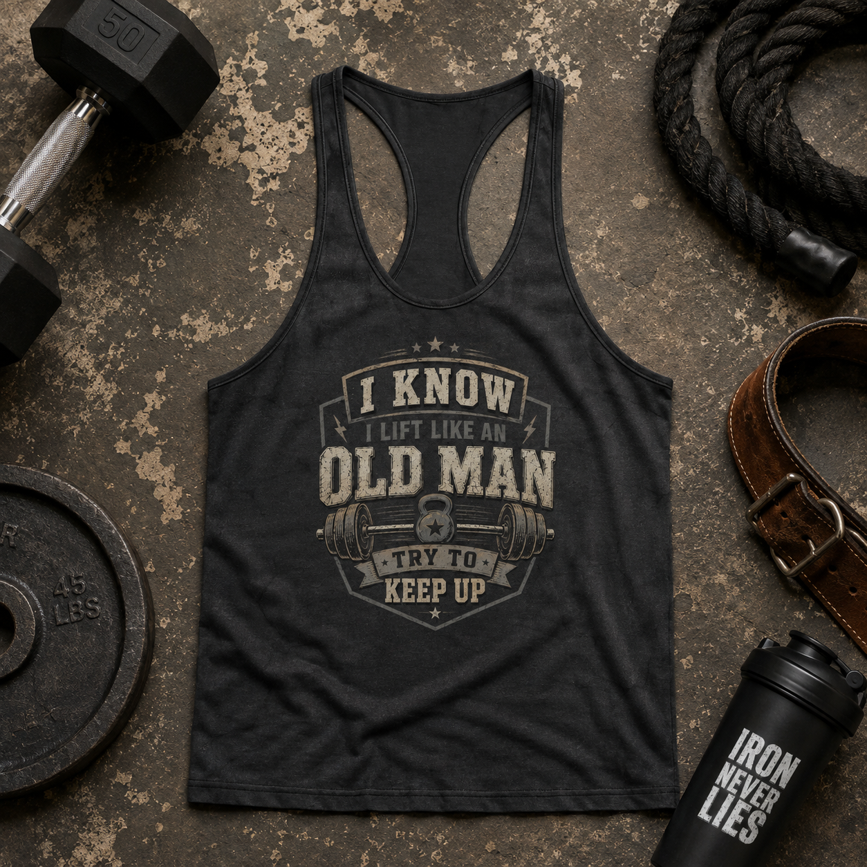 Bodybuilding Racerback Tank Top- TT03258