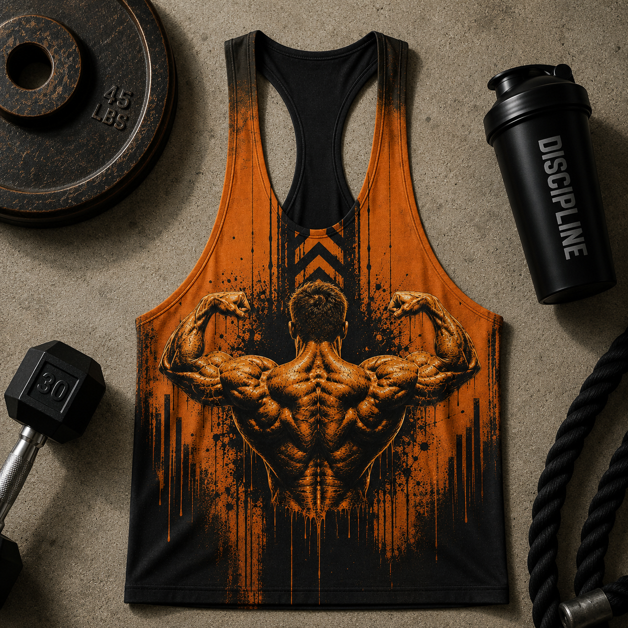 Bodybuilding Racerback Tank Top- TT03225