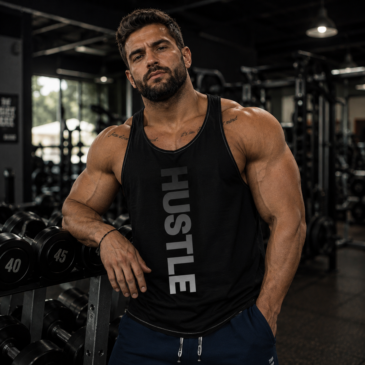 Customizable Bodybuilding Racerback Tank Top- TT01605