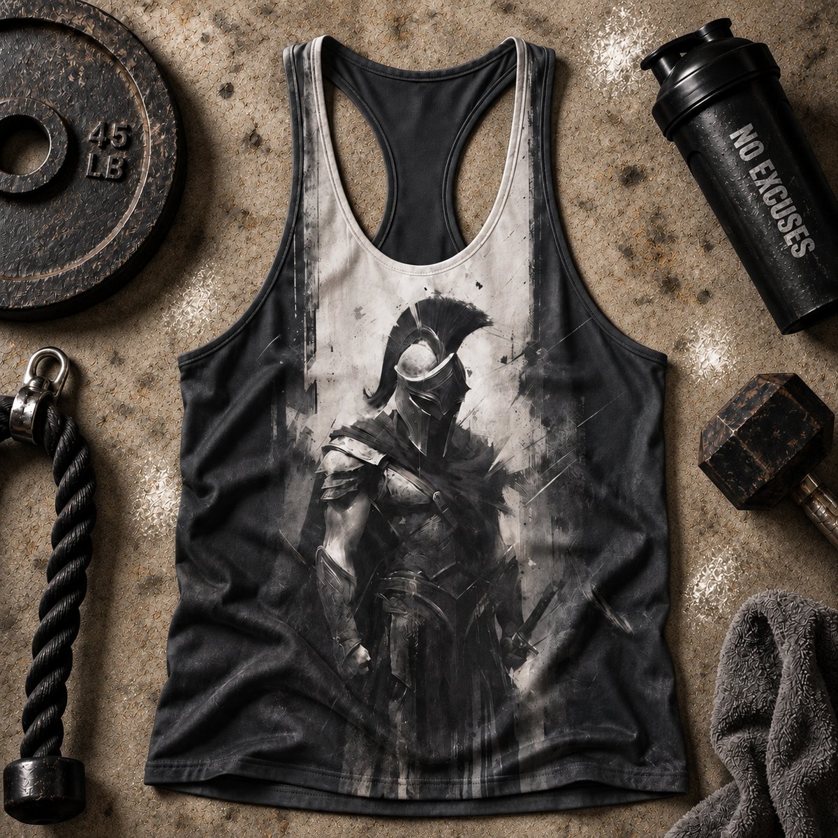 Warrior Spirit 3D Racerback Tank Top- AA05241