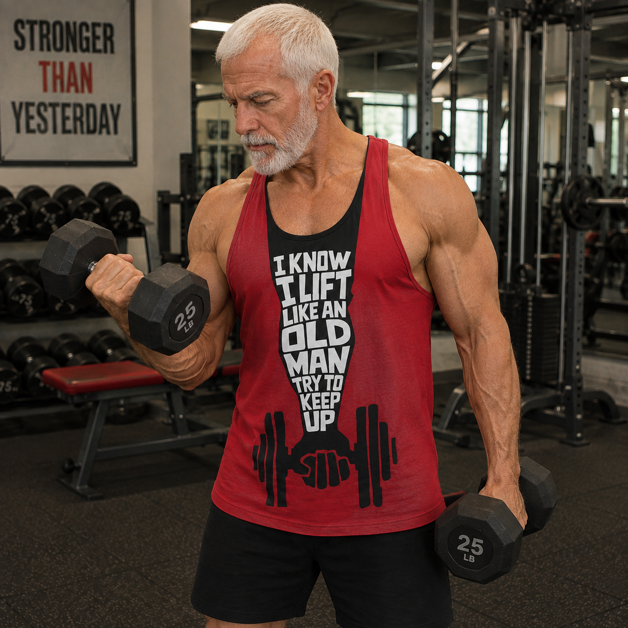 Bodybuilding Racerback Tank Top- TT03282