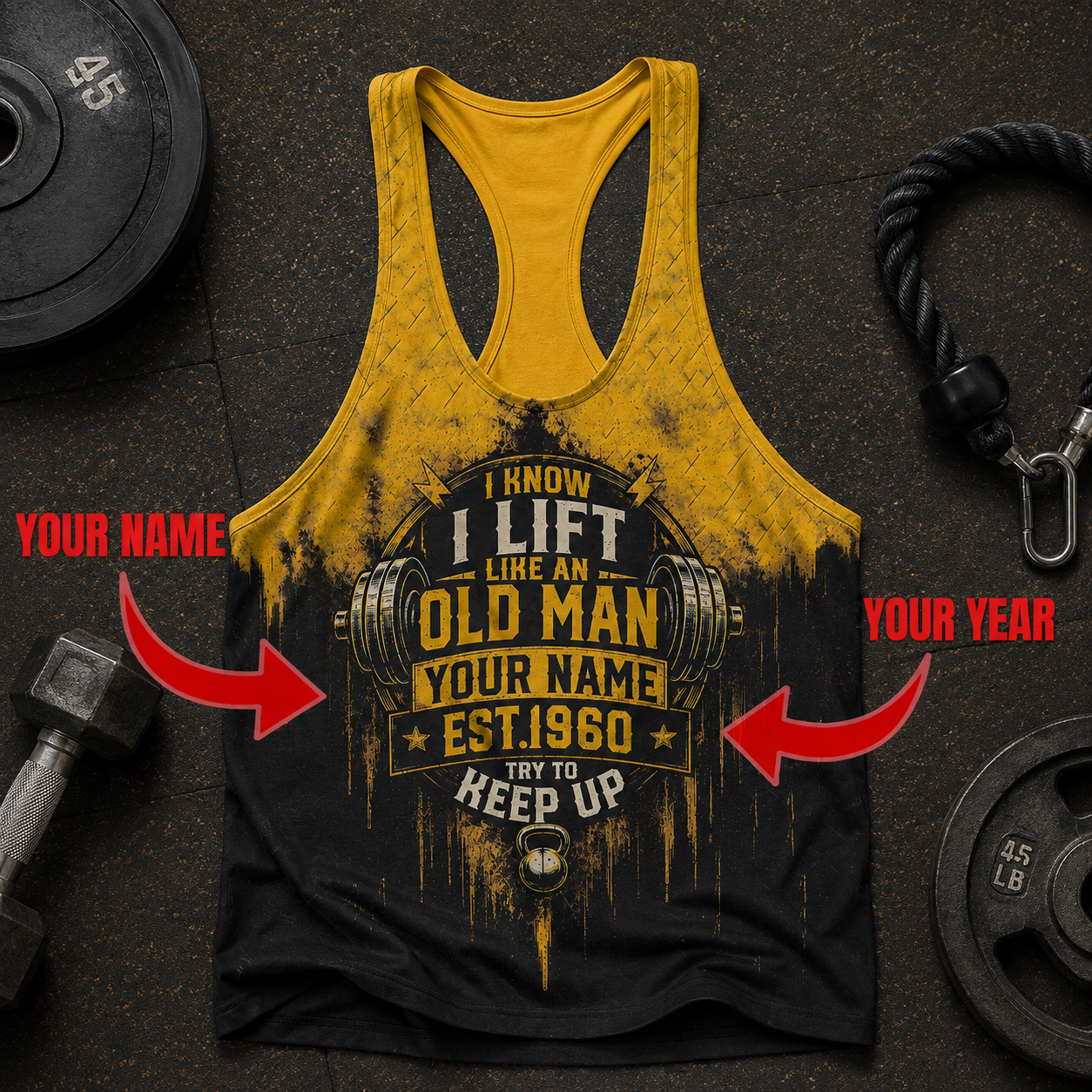 Customized Racerback Tank Top- TT03284