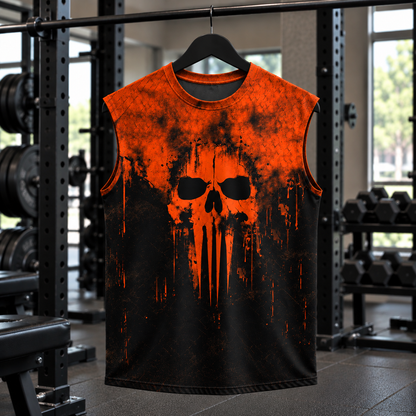 Dread Skull Cut-Off Tank- TT03322