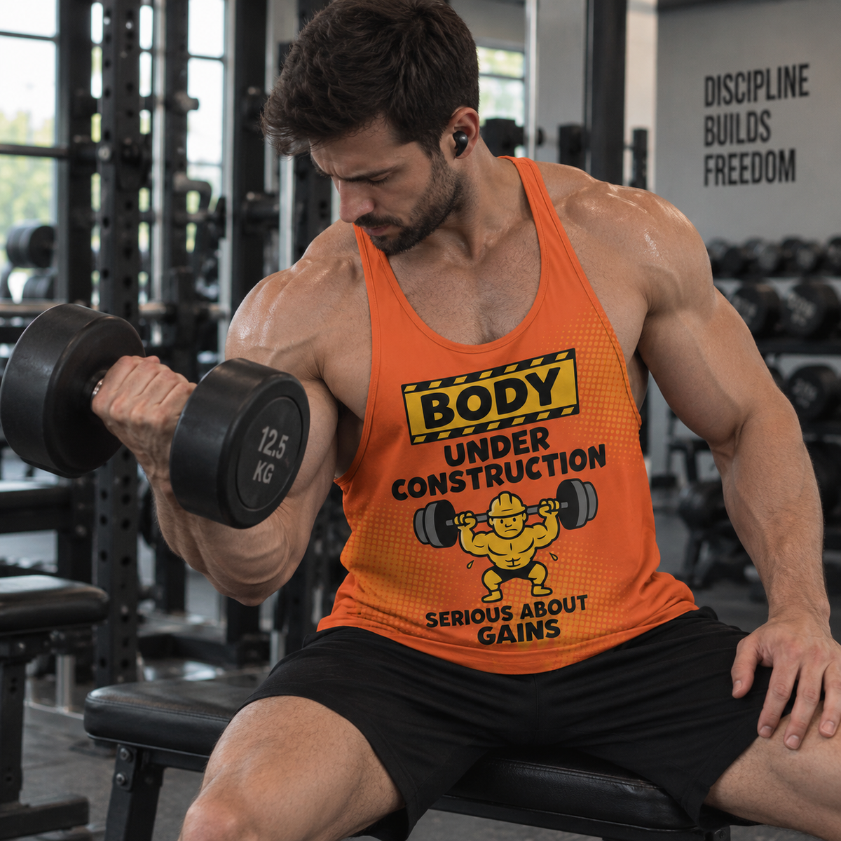 Bodybuilding Racerback Tank Top- TT02743