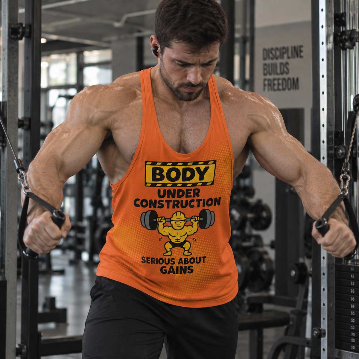 Bodybuilding Racerback Tank Top- TT02743