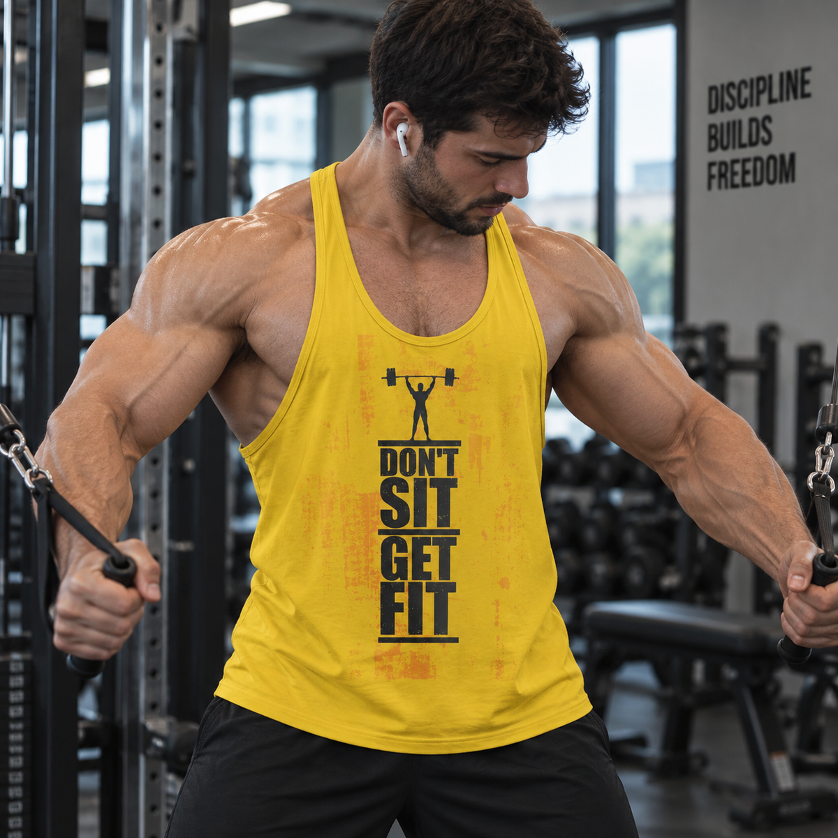 Customizable Bodybuilding Racerback Tank Top- TT01224