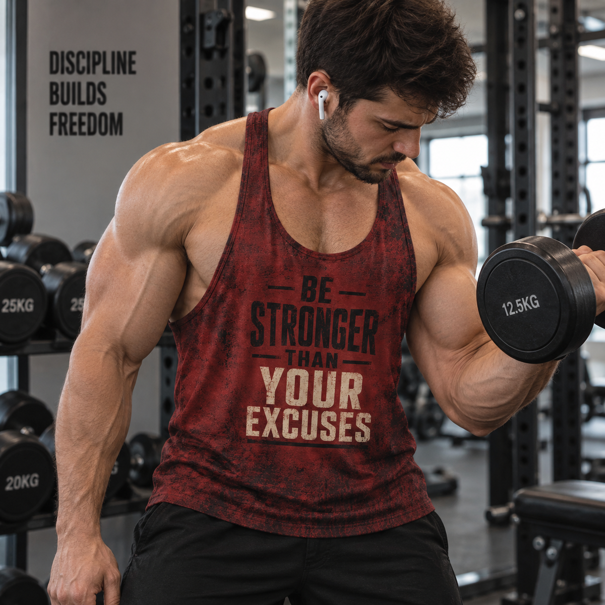 Bodybuilding Racerback Tank Top- TT03013