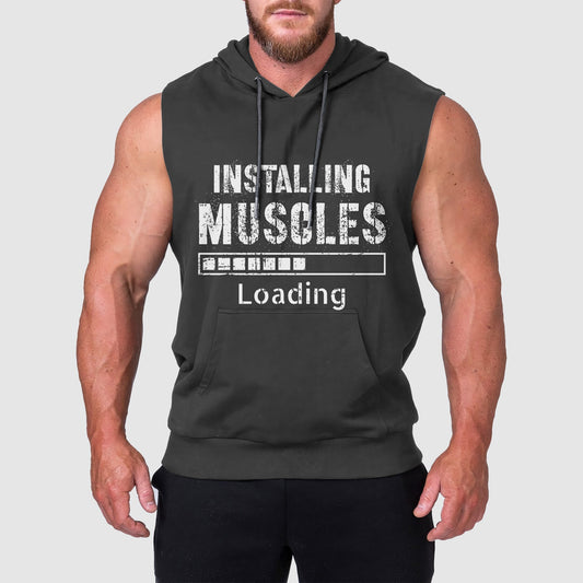 Ultimate Gym Sleeveless Hoodie for Men: Stay Cool and Comfy During Intense Workouts- TT00159