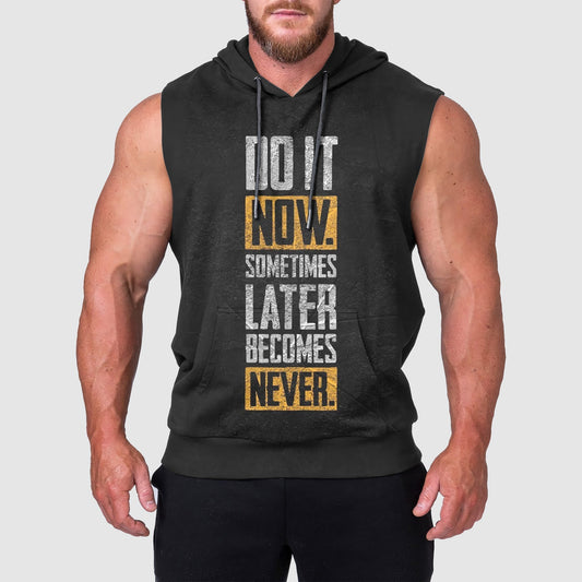 Ultimate Gym Sleeveless Hoodie for Men: Stay Cool and Comfy During Intense Workouts- TT00199