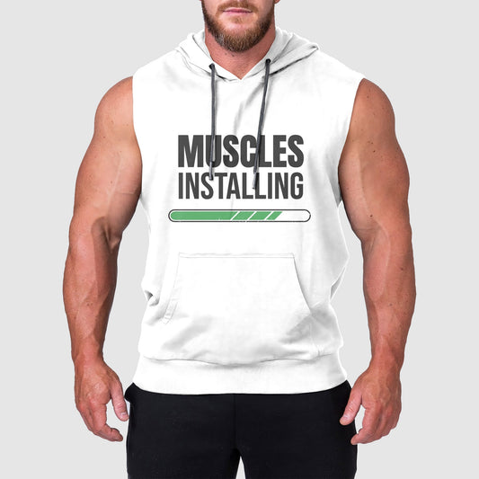 Ultimate Gym Sleeveless Hoodie for Men: Stay Cool and Comfy During Intense Workouts- TT00363