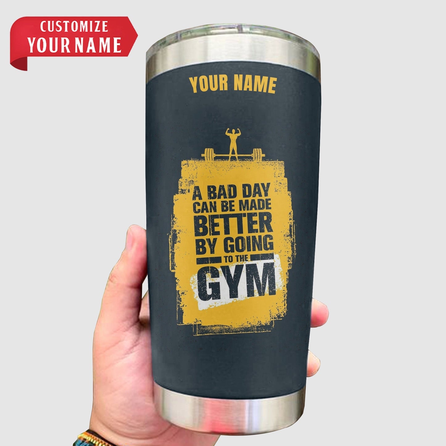 Personalized GymPro Tumblers: Hydration On-the-Go!- TT00440