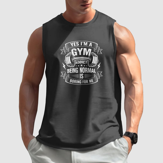 Gym-Ready Round Neck Tank Top- TT00583