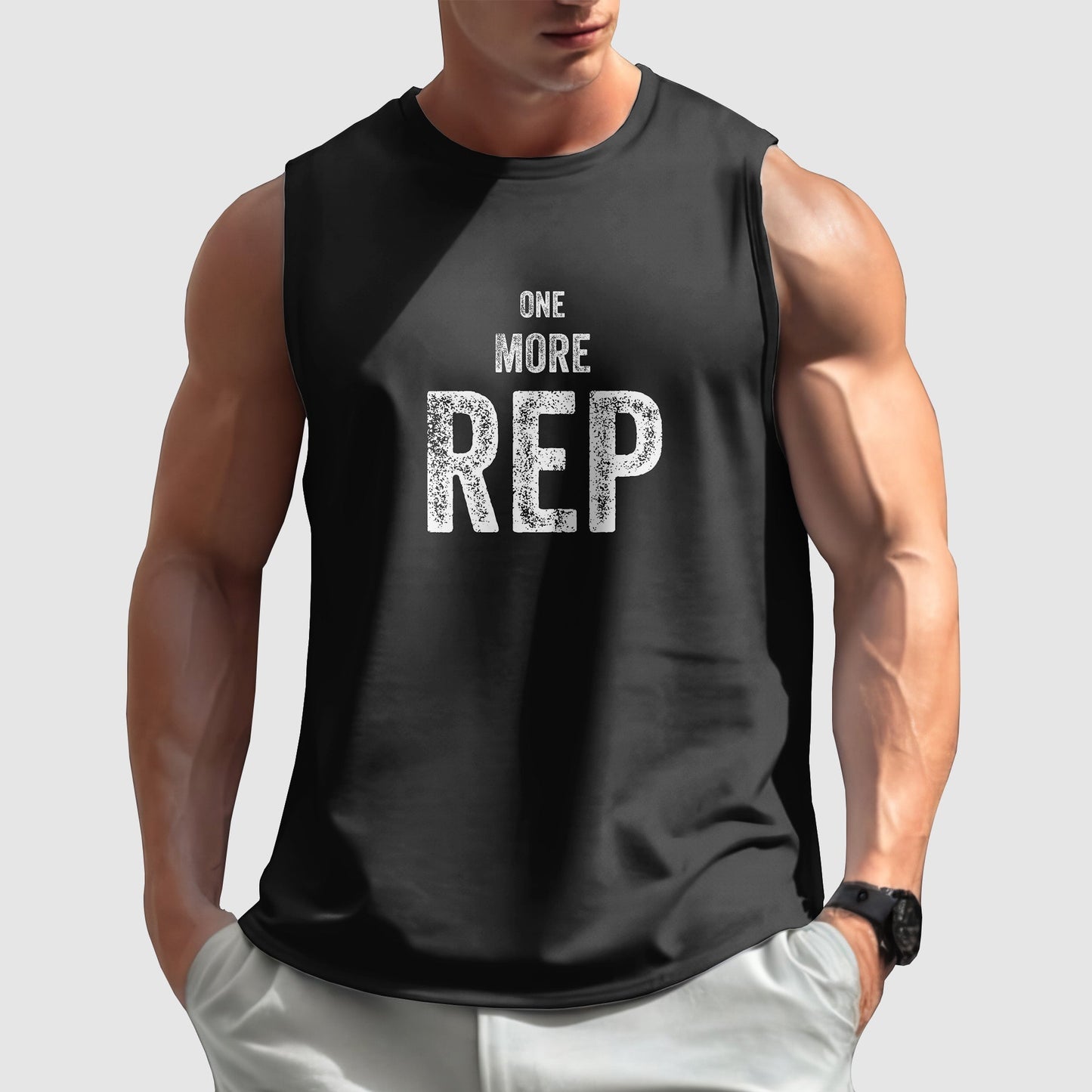 Gym-Ready Round Neck Tank Top- TT00604