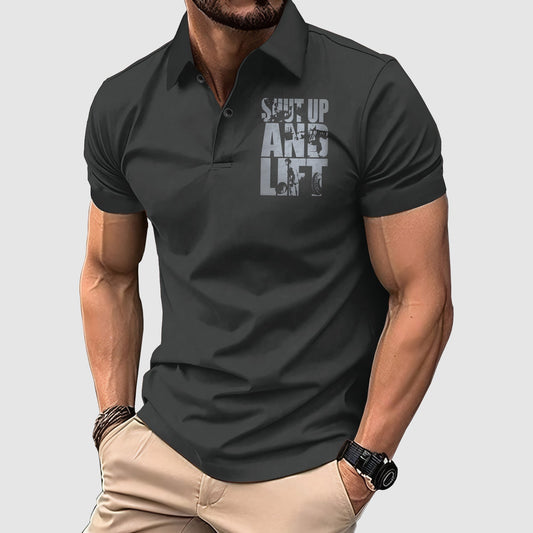 FlexFit Gym Polo Shirt: Performance & Style in Motion- TT00682