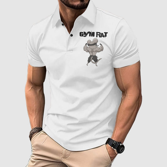 FlexFit Gym Polo Shirt: Performance & Style in Motion- TT00686