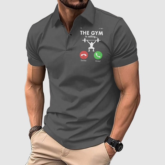 FlexFit Gym Polo Shirt: Performance & Style in Motion- TT00690