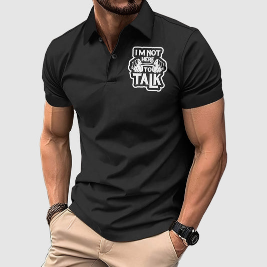 FlexFit Gym Polo Shirt: Performance & Style in Motion- TT00694