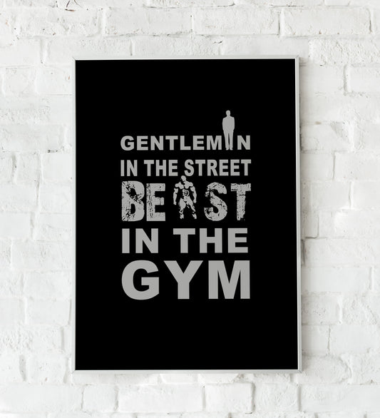 Motivational Gym Canvas Poster- TT00839