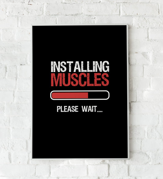 Motivational Gym Canvas Poster- TT00871