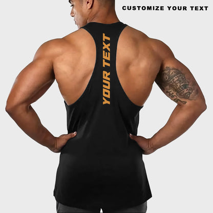 Customizable Bodybuilding Racerback Tank Top- TT01191