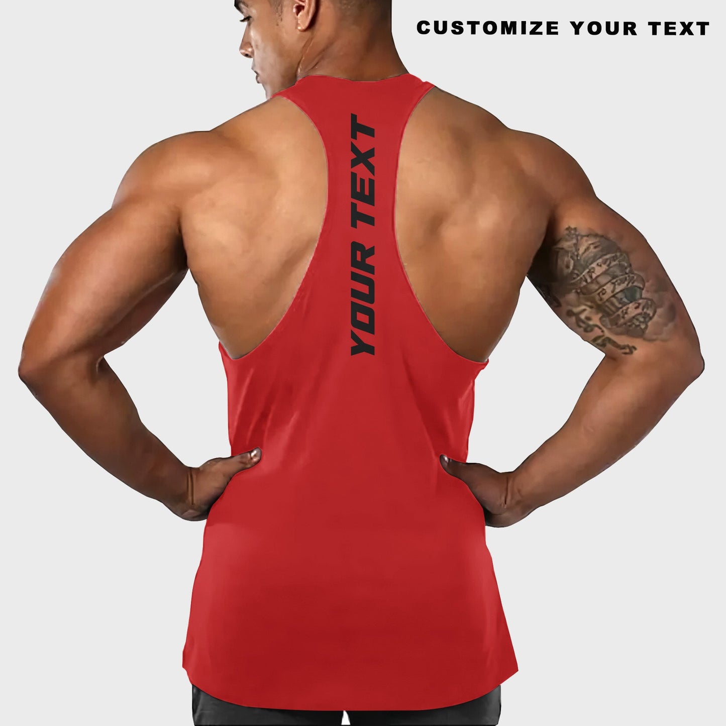 Customizable Bodybuilding Racerback Tank Top- TT01206