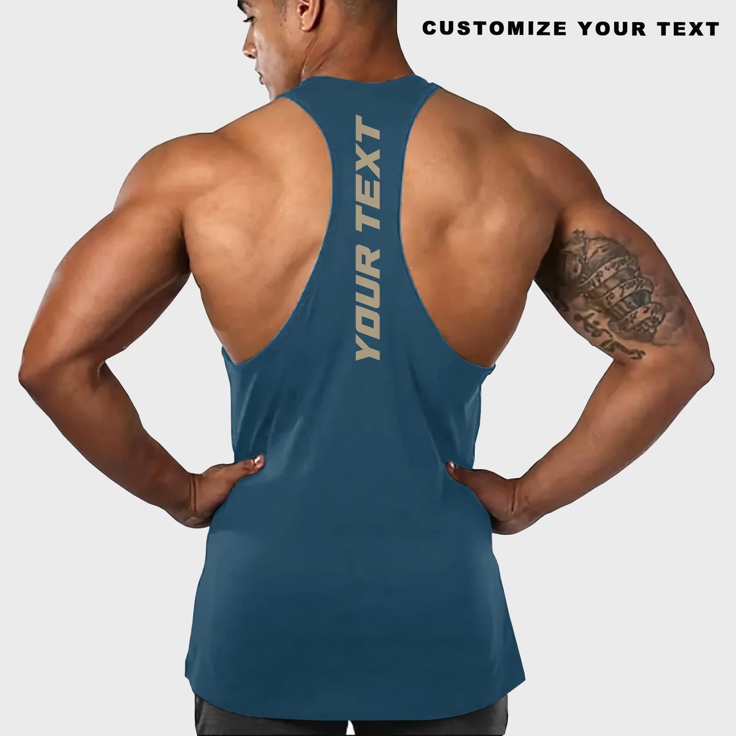 Customizable Bodybuilding Racerback Tank Top- TT01213