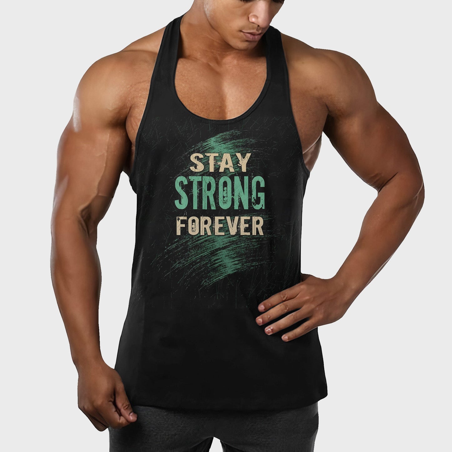 Customizable Bodybuilding Racerback Tank Top- TT01230