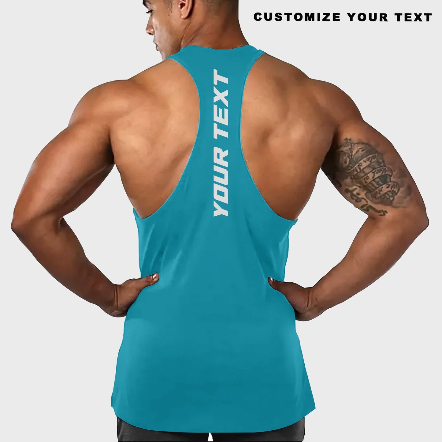 Customizable Bodybuilding Racerback Tank Top- TT01243