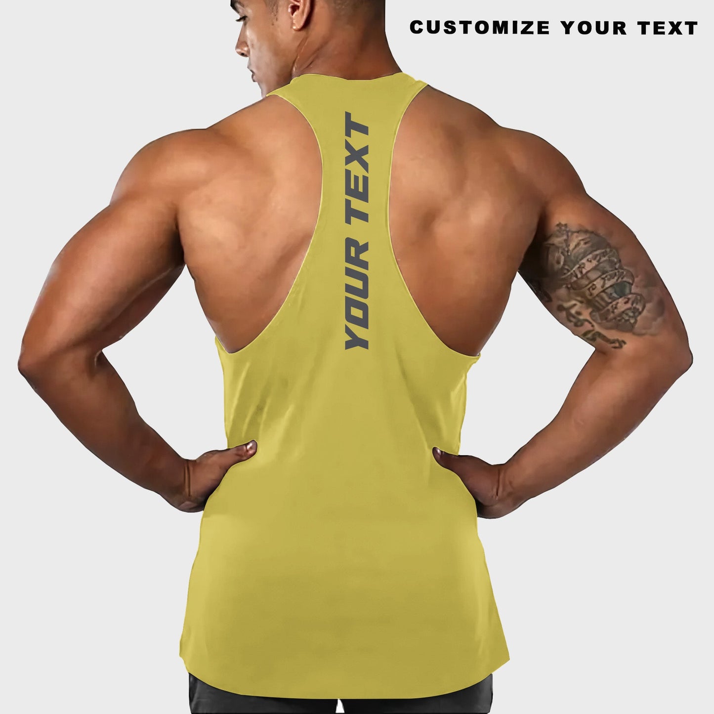 Customizable Bodybuilding Racerback Tank Top- TT01244