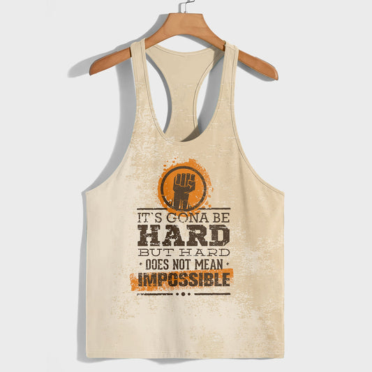 Customizable Bodybuilding Racerback Tank Top- TT01248