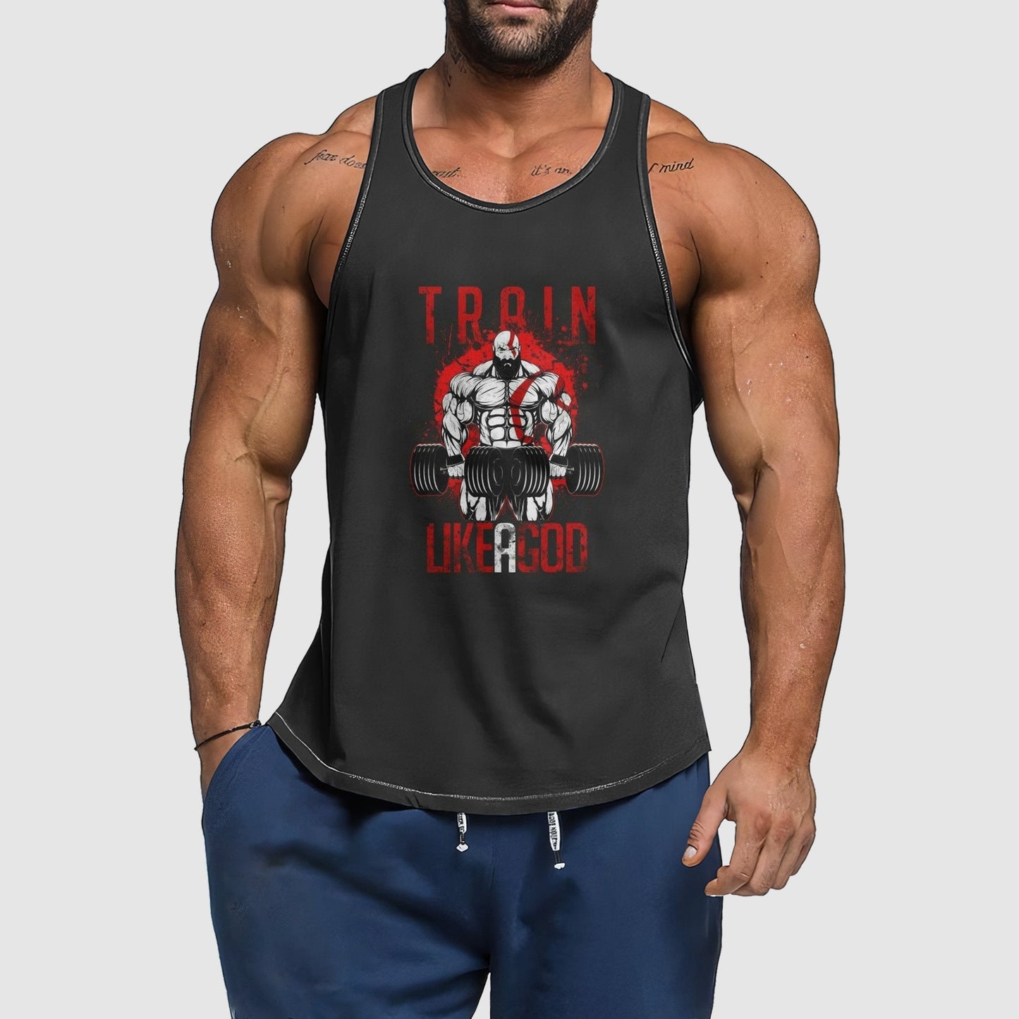 Ultimate Gym Tank Top for Men: Stay Cool and Comfy During Intense Workouts- TT01399