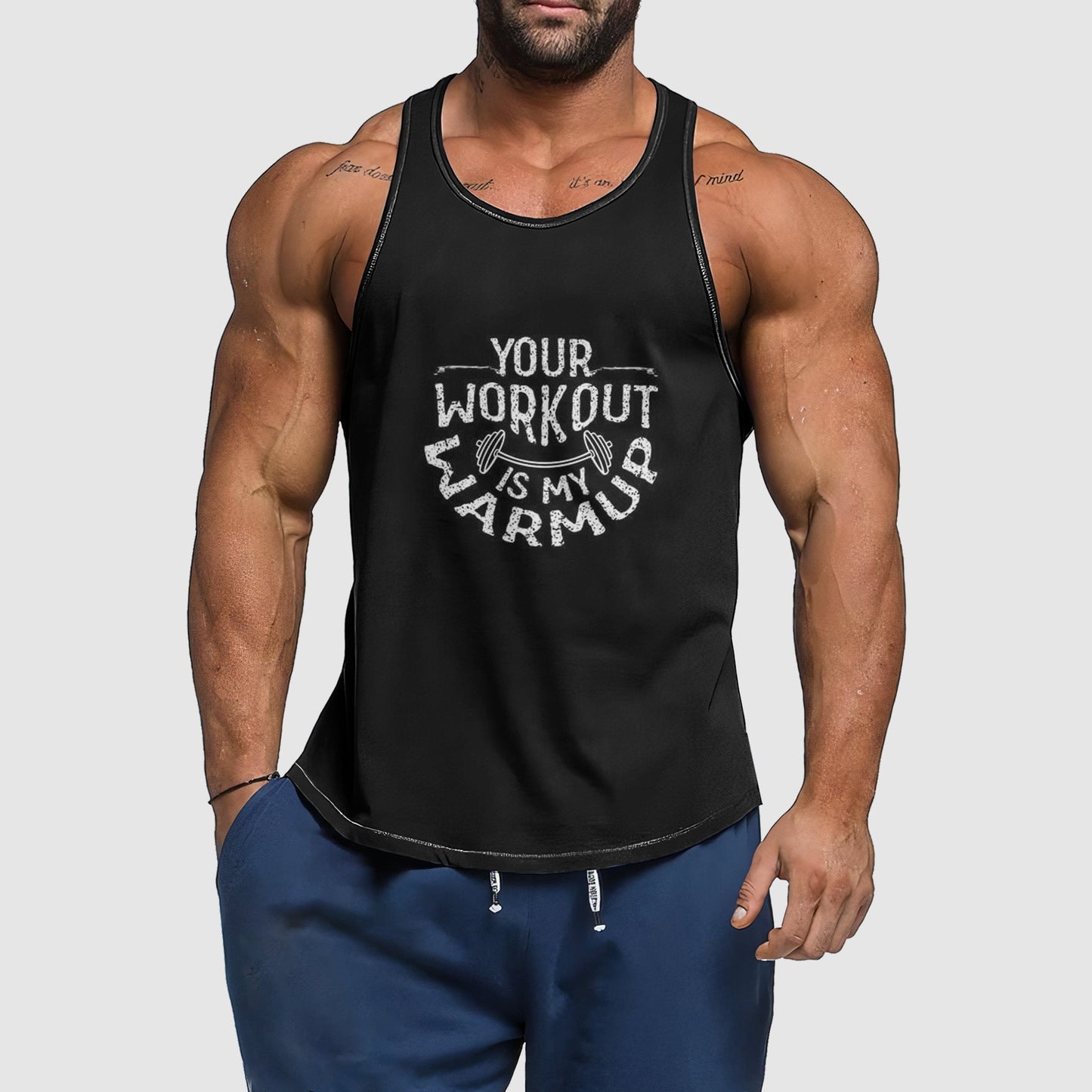 Ultimate Gym Tank Top for Men: Stay Cool and Comfy During Intense Workouts- TT01402