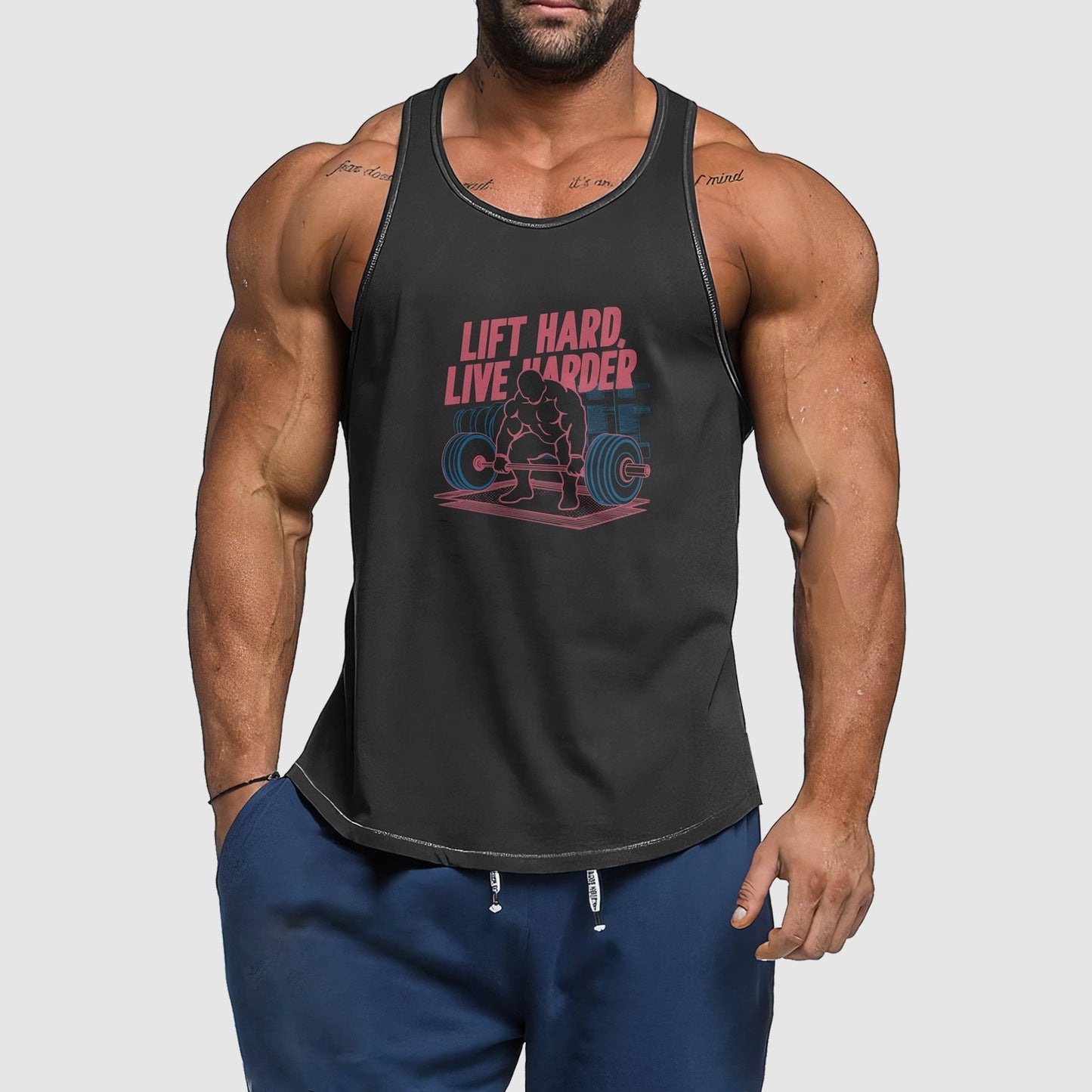 Ultimate Gym Tank Top for Men: Stay Cool and Comfy During Intense Workouts- TT01406